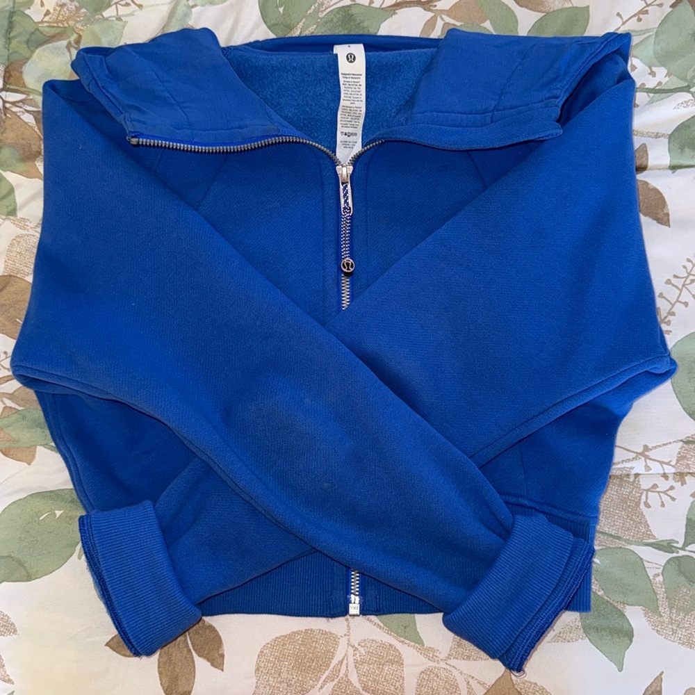 Lululemon Scuba Full-Zip Cropped Hoodie